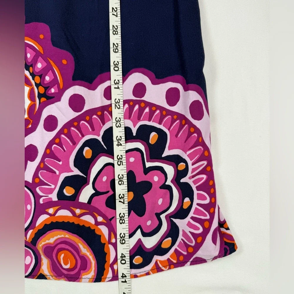 GYMBOREE Girl Navy Floral Maxi Dress‎ 6 Boho Summer Retro 2016 Bold Sundress Y2K